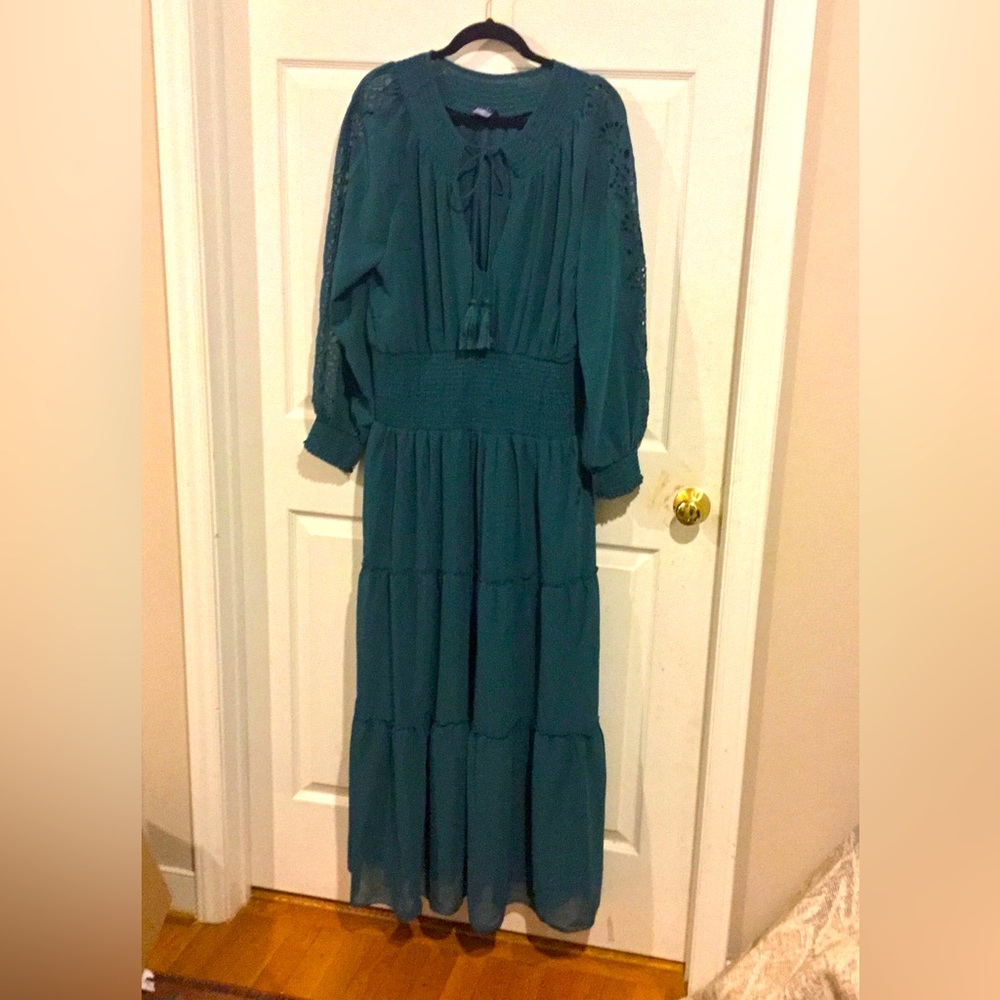 Maxi boho style dress XL